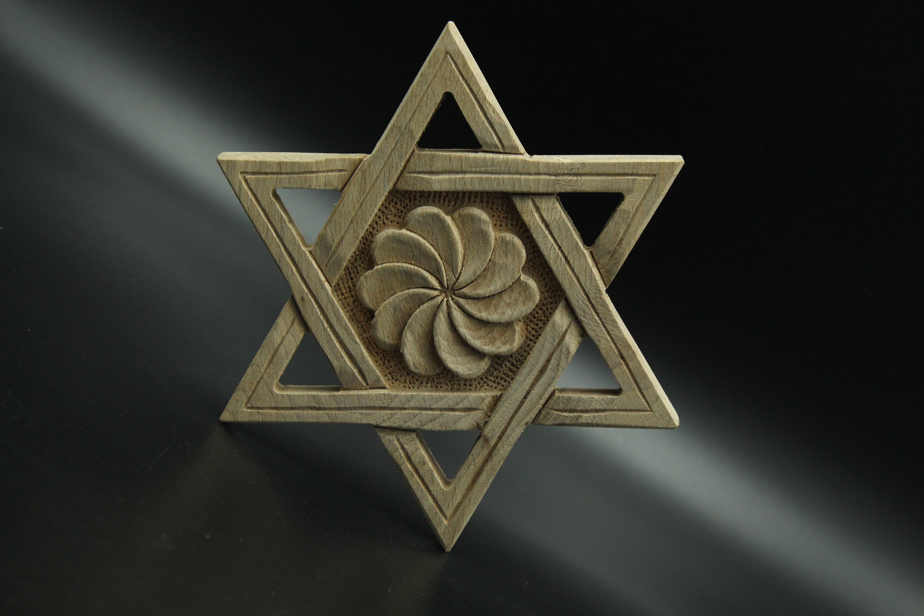 Star of David Wood Star of David Wooden Star of David Star Etsy