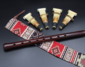 Handmade Pro Armenian Duduk , Apricot Wood, Ornament case plus Gift Flute, Musical Instrument Duduk in Key A for him BALABAN Personalised