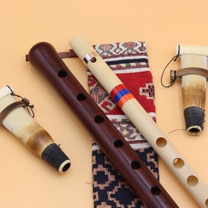 Duduk pro-arménien fait main, bois d'abricot, étui d'ornement et flûte cadeau, instrument de musique Duduk dans la clé A pour lui BALABAN personnalisé