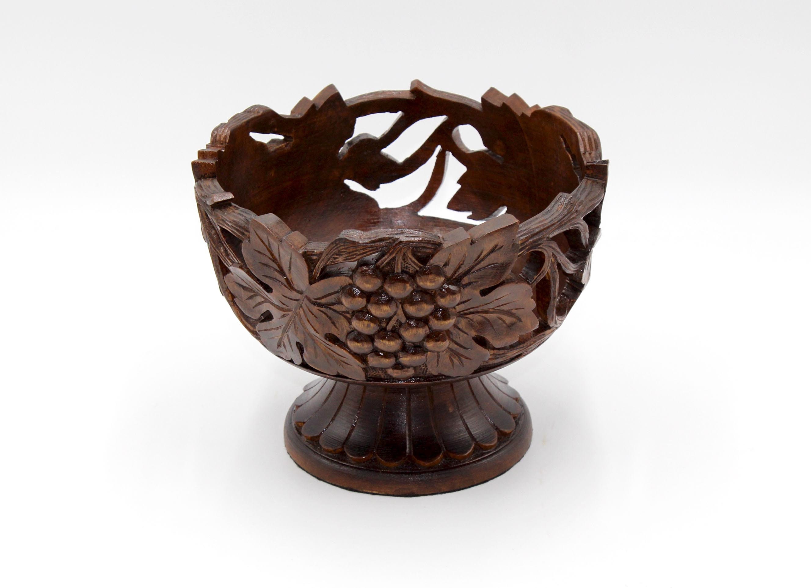 Wooden Carved Bowl Personalized Handmade Wooden Bowl Etsy