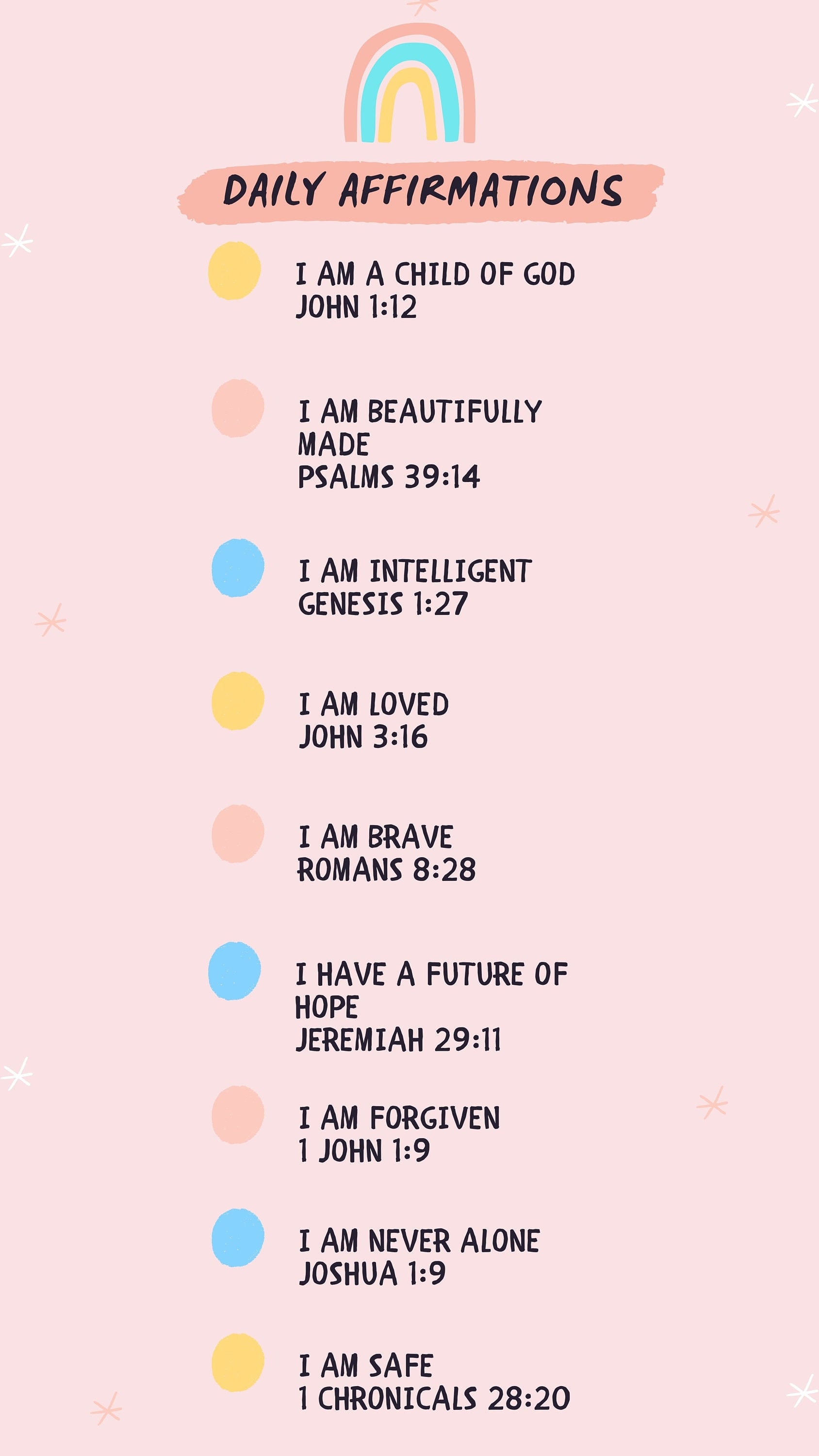 Daily bible affirmations workingjord Daily bible affirmations workingjord