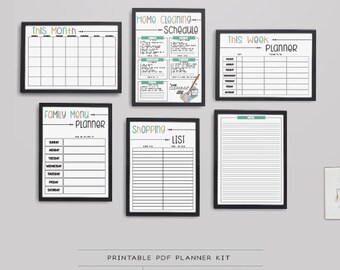 family planner etsy family planner organizer