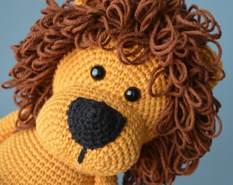 Edward The Lion Crochet PATTERN [amigurumi, lion]