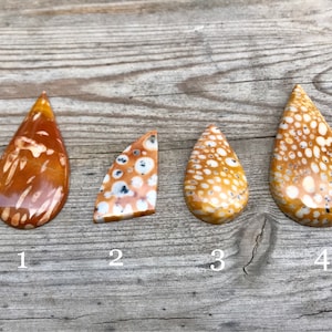 Fawn Stone Jasper Cabochon Natural Deer Stone Teardrop Cab Unique Fawn Stone Jasper Tear Drop