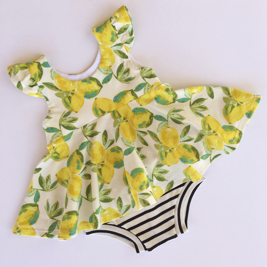Citrus Peplum Top Baby Peplum Top for Girls Baby Outfits Etsy