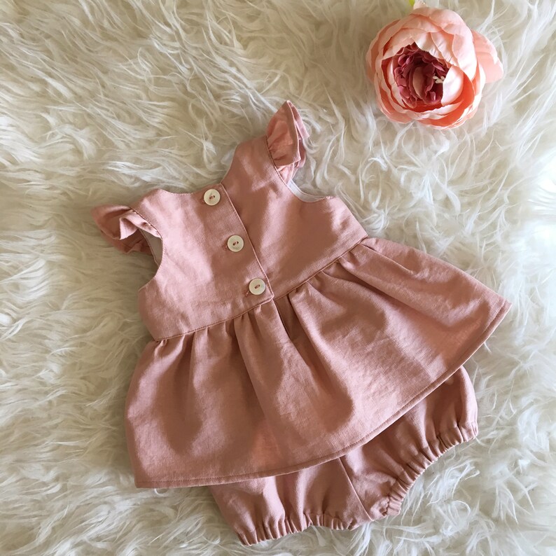 Linen Blend Baby Outfit Linen Baby Clothes Coming Home Etsy