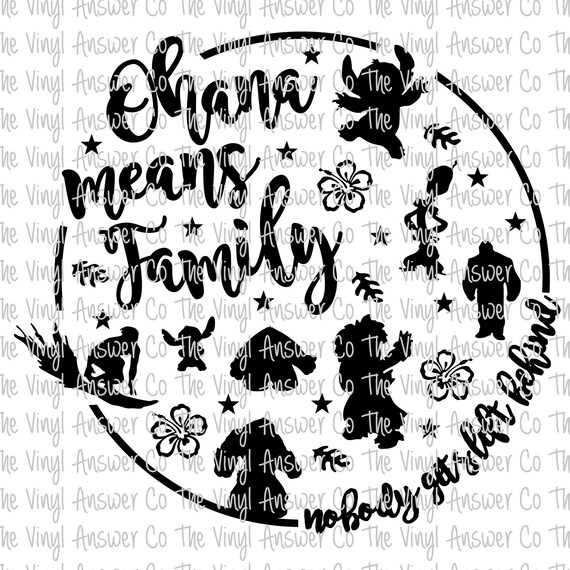 Free Free 188 Disney Ohana Svg SVG PNG EPS DXF File