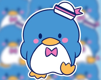 Sanrio Inspired Tuxedo Sam Sticker, 90's Sanrio, Vintage Sanrio, 90's Stickers, Sanrio Aesthetic, 90's Aesthetic