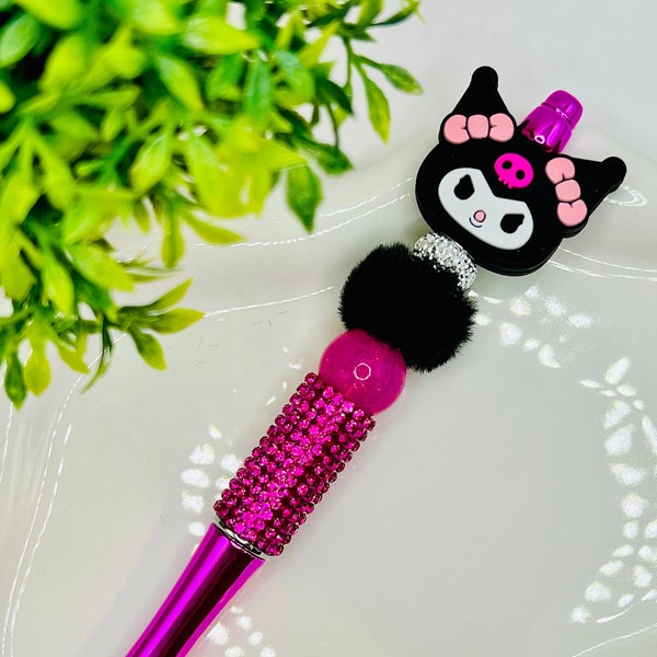 Kawaii Kuro Bunny Pen, Kawaii Bunny, Kawaii Friends, Kawaii Rabbit, Kawaii Pen, Japanese Character Pen, Kawaii Kitty Friends, Trendy Pen