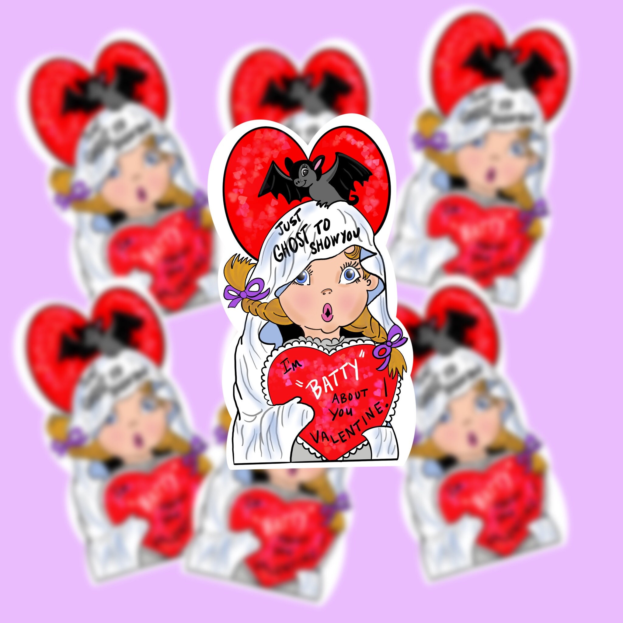 Valentine Stickers Set of 18 Handmade Stickers, Vintage Style, Vintage  Valentine, Cute Planner Stickers, Cute Valentines, Valentines Day 