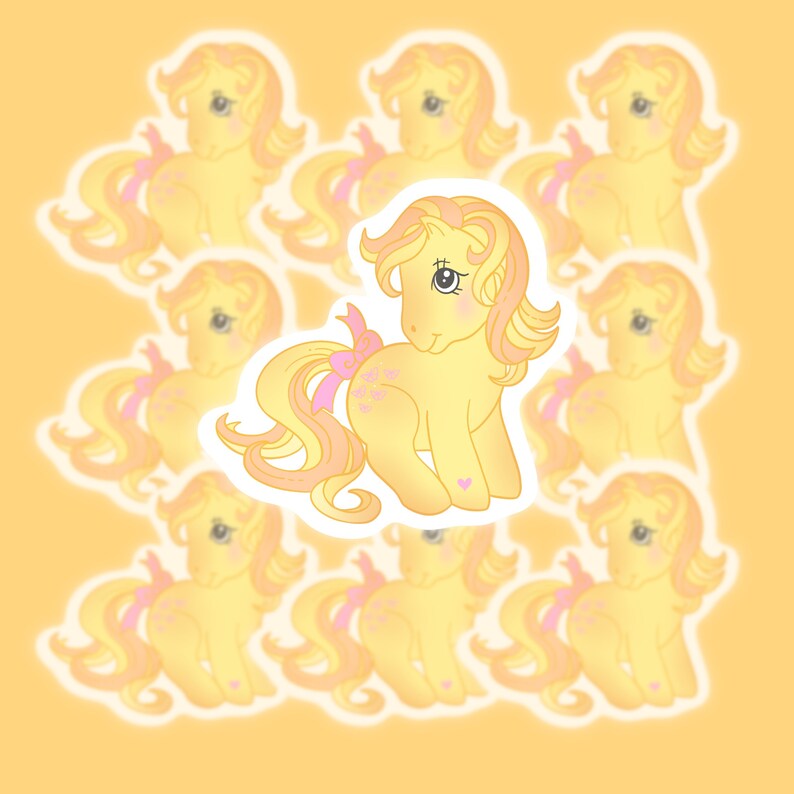 90er Pony Sticker MLP My Little Pony 90er Jahre Spielzeug | Etsy