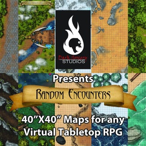 Battle Maps for Virtual Tabletop Rpgs Like Dungeons & Dragons - Etsy