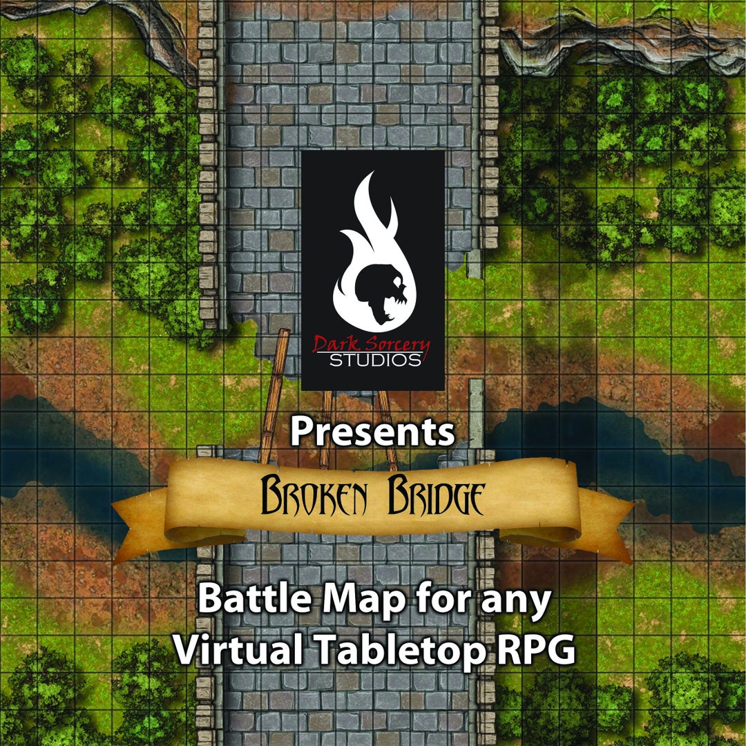 Battle Map for Virtual Tabletop Rpgs Like Dungeons & Dragons and ...
