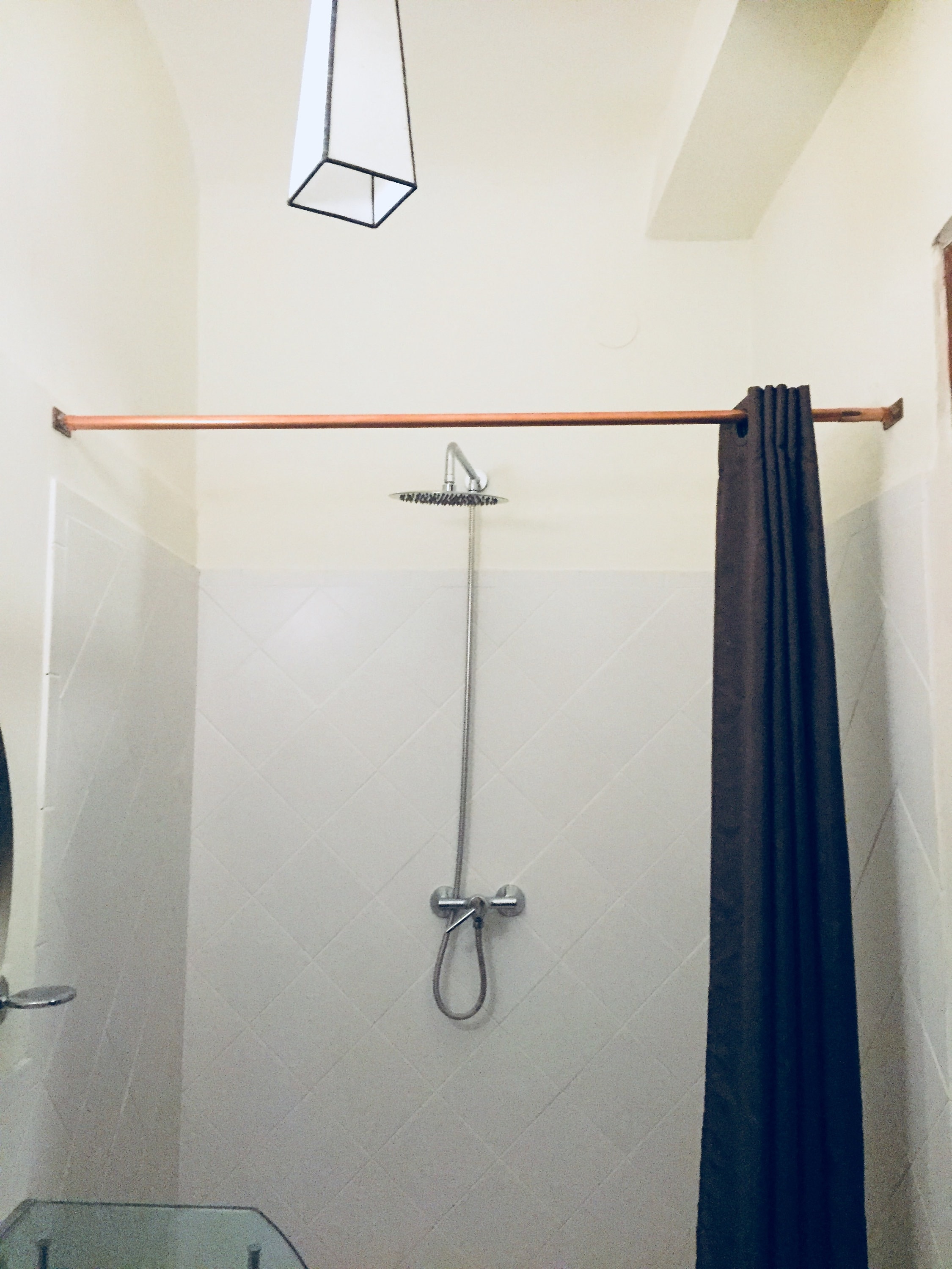 Copper Shower Curtain Rail Etsy