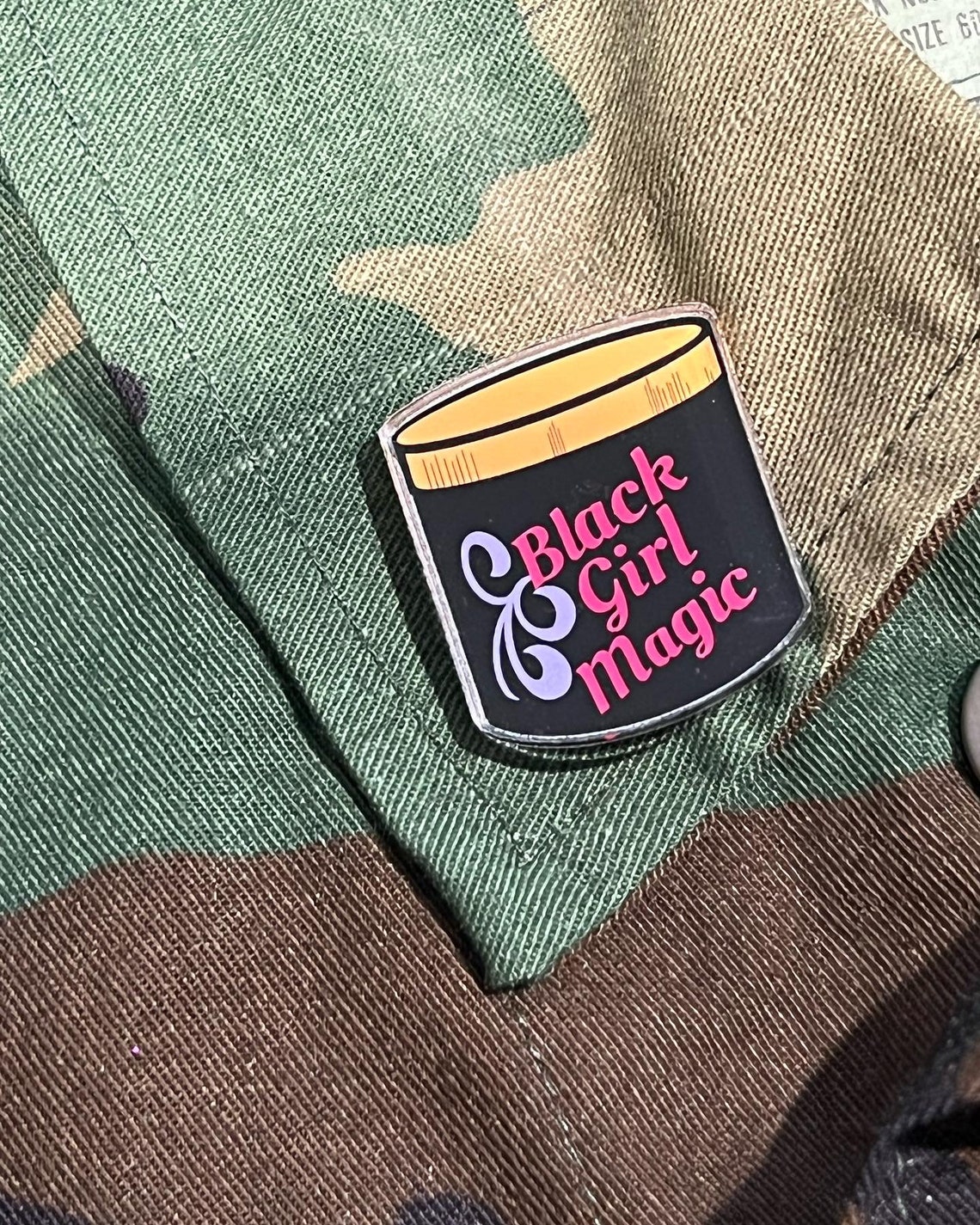 Black Girl Magic Buttons/black Girl Magic Acrylic - Etsy