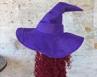 Solid Color Wizard Witch Hat