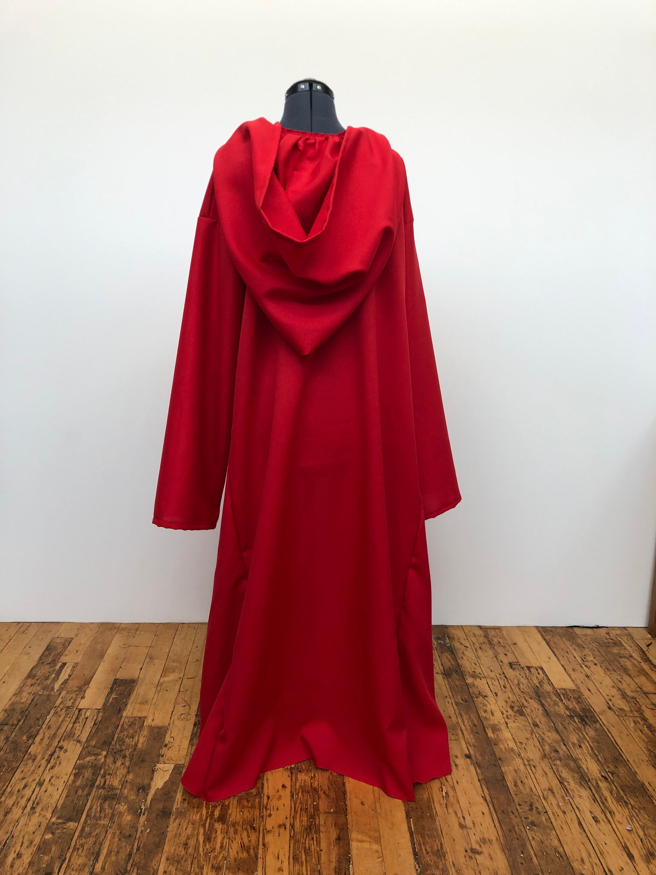 Hooded Red Robe IPRE Wizard Uniform Custom Sizing | Etsy