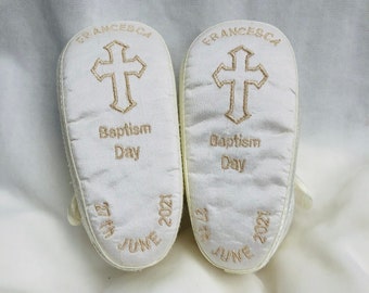 Baby shoes, personalised christening shoes, christening shoes, christening gift, godparents gift, baptism shoes,