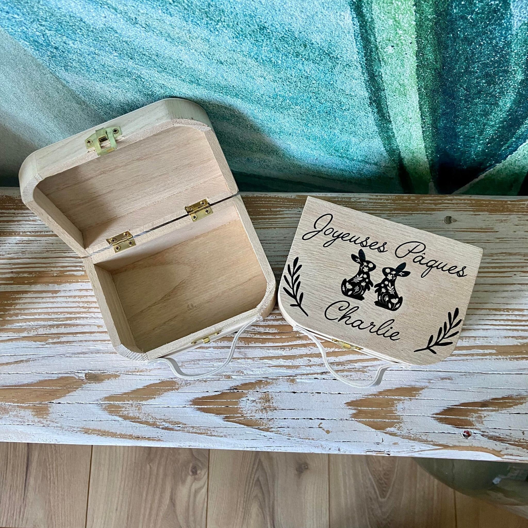 Boite Personnalisée Édition Pâques - Cadeau de Personnalisé Cadeau Fête -