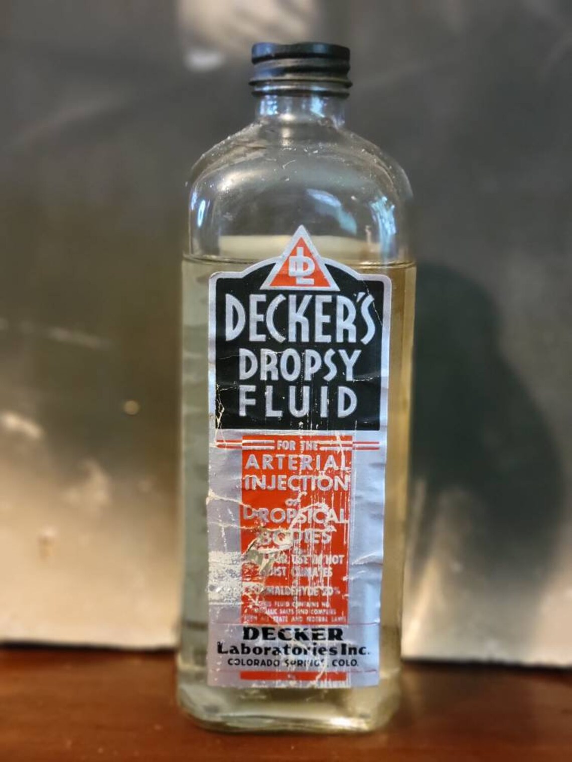 Vintage Embalming Fluid Bottle Embalming Fluid Cavity Fluid Etsy