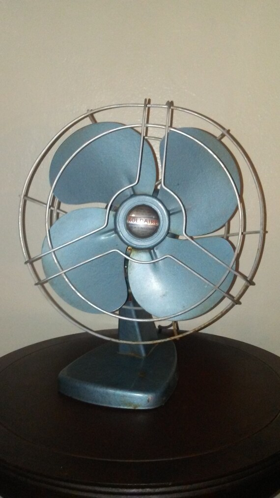 Vintage Fan, Koldaire, Kemco Industries, Blue Fan, Retro Fan, Caged Fan, High Velocity Fan