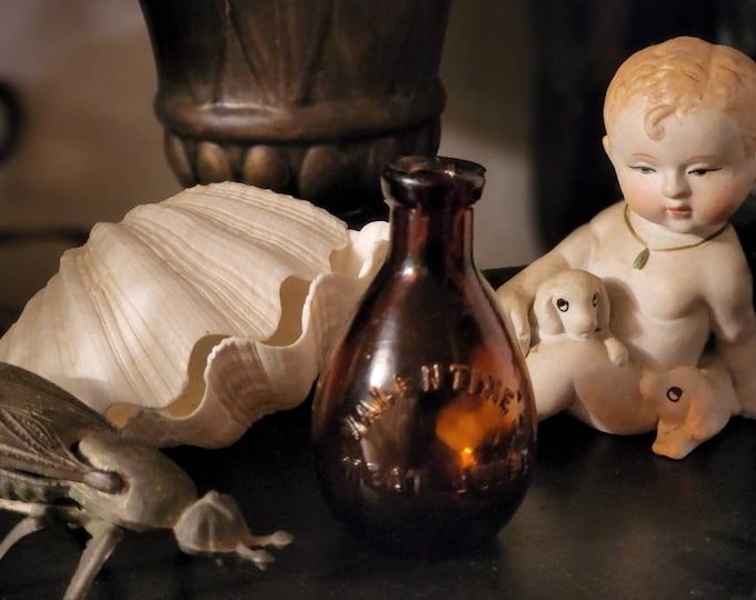 Antique Valentine's Meat Juice Bottle Amber Bottle Quack Etsy