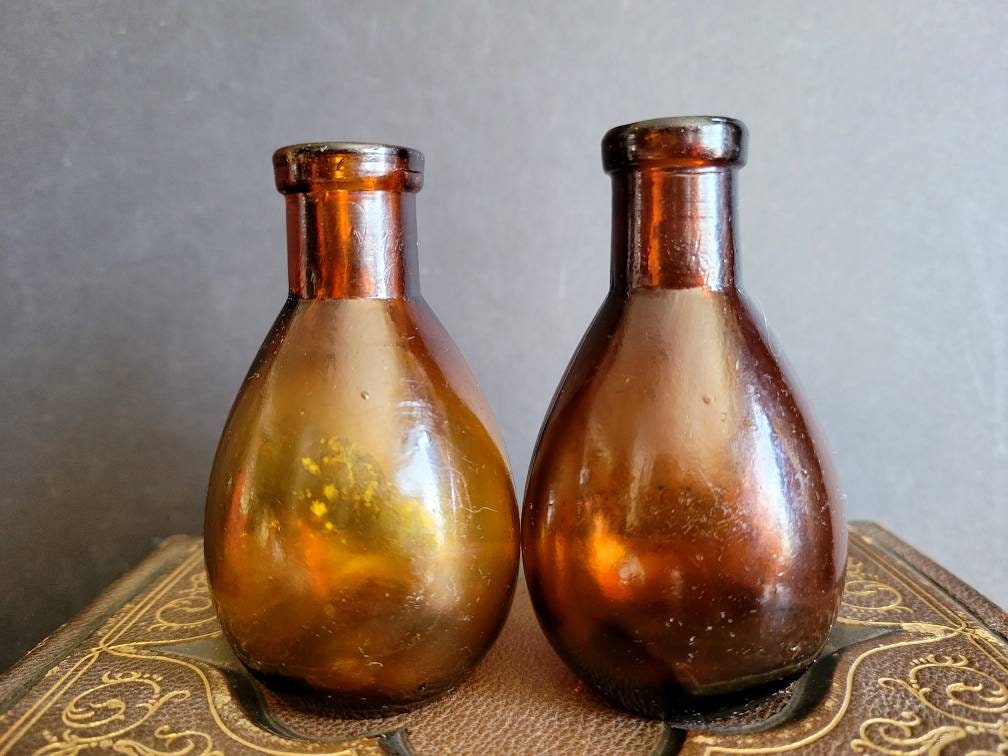 Antique Valentine's Meat Juice Bottle Amber Bottle Quack Etsy