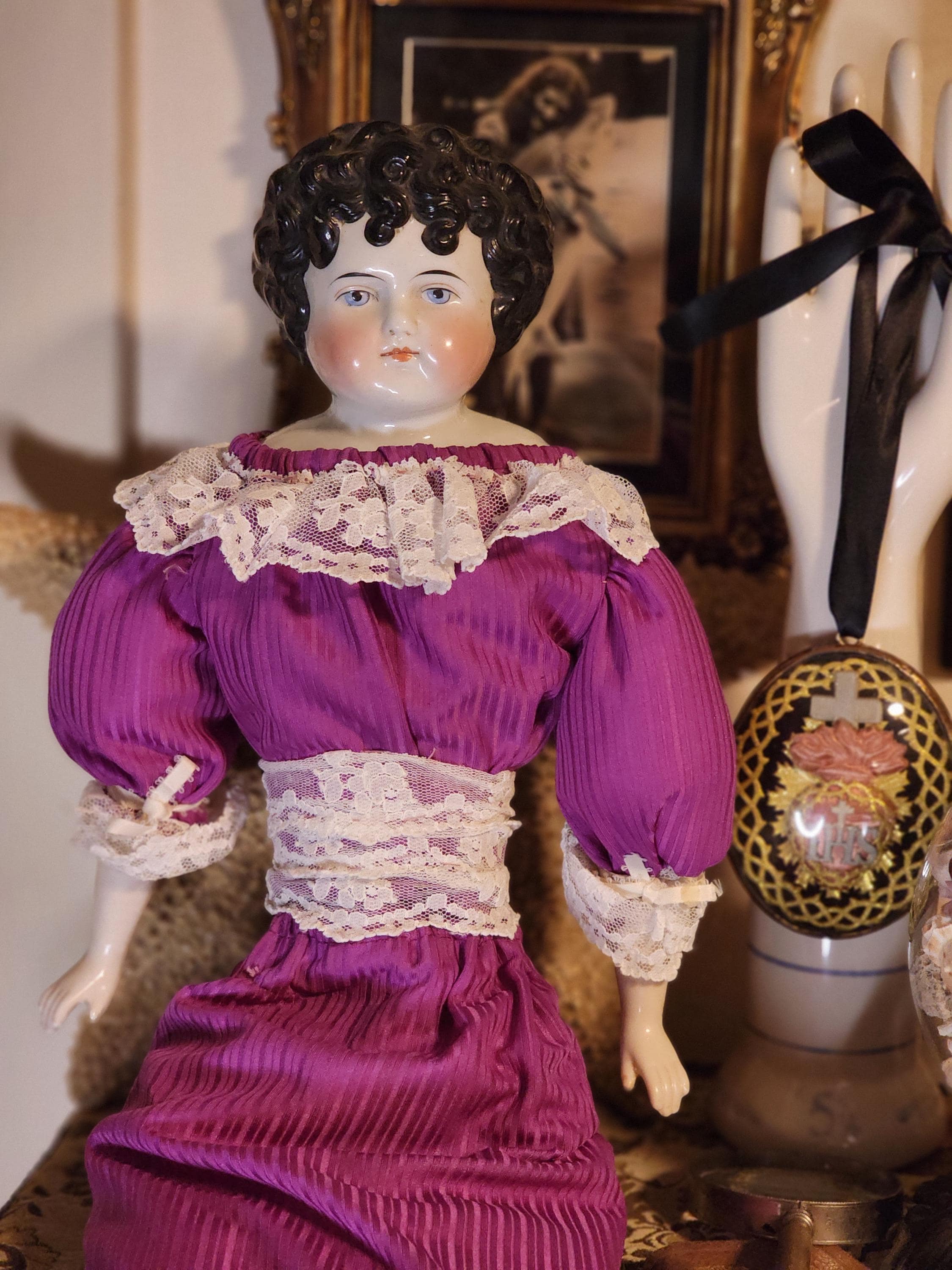 Antique Porcelain Baby Doll - Etsy