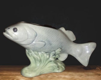 Vintage Fish Planter, Trout, Indoor Planter