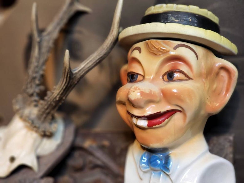 Vintage Ventriloquist Bottle Jim Beam Bottle Mortimer Snerd Etsy