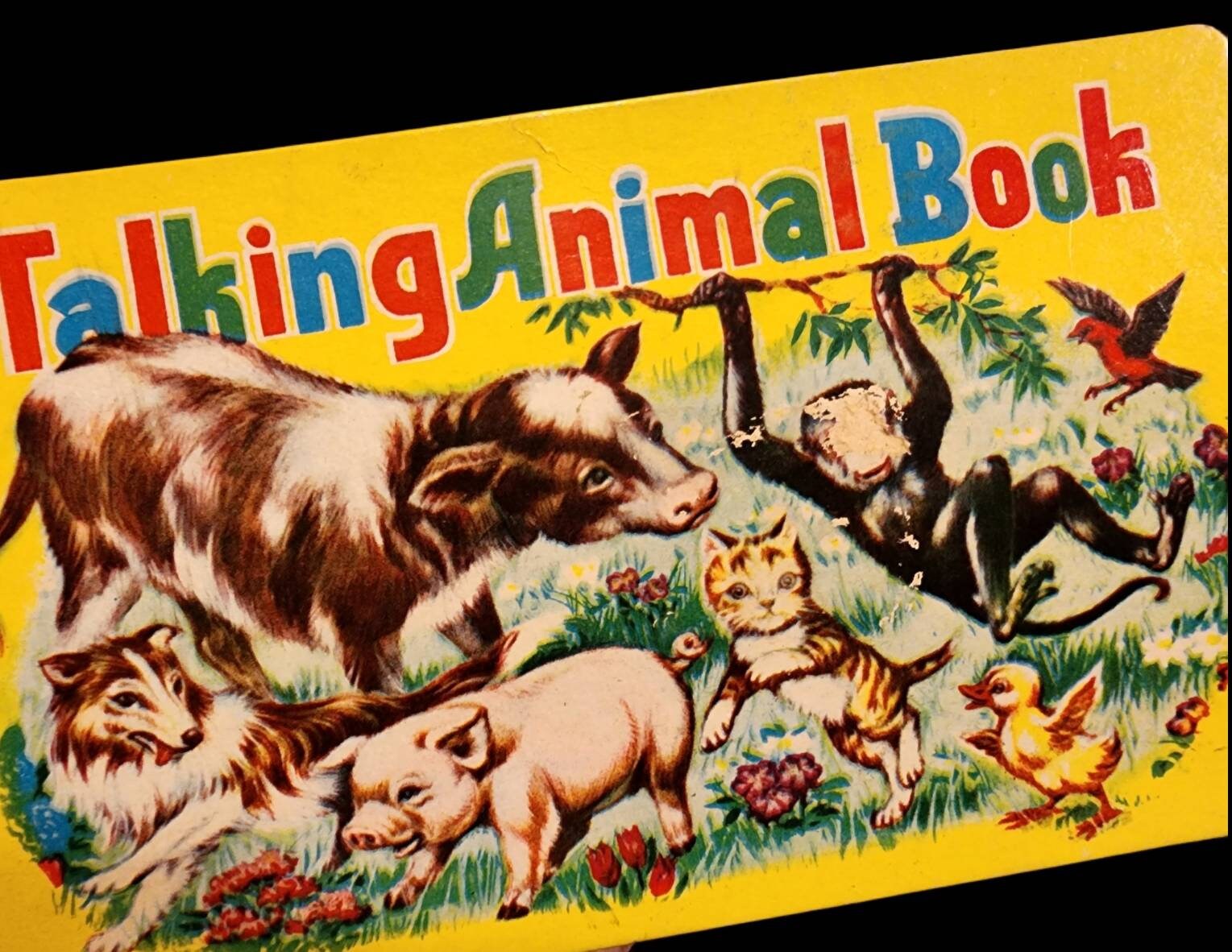 Vintage Childrens Book, Talking Animal Book, Squeaker, Japan