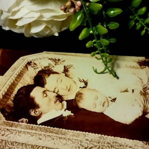 1900&#39;S Family Victorian Funeral, Reprint, Black and White, Macabre, Creepy, Oddities, Curiosities, Bizarre