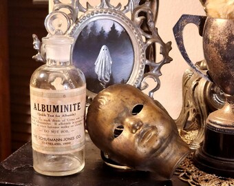 Vintage Apothecary Jar, Albuminite, Chemistry, Laboratory, Bottle, Wheaton