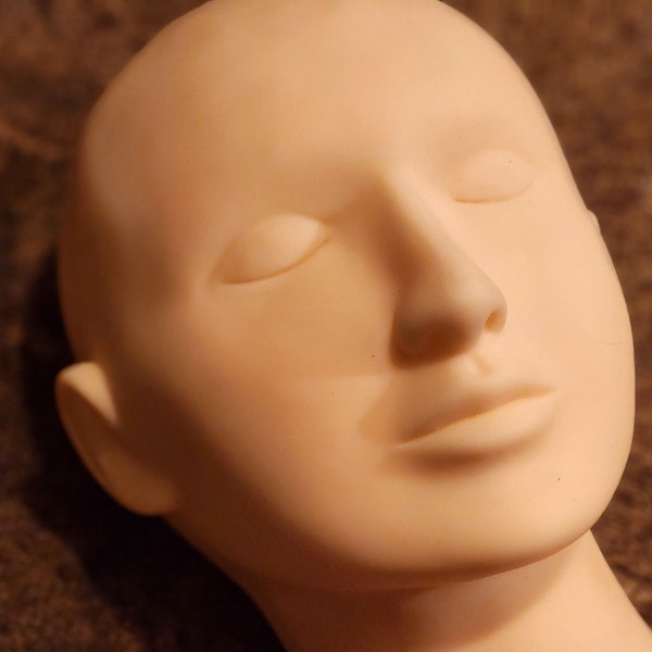 Mannequin Head, Oddities, Curiosities, Shop Display, Plastic, Female, Makeup