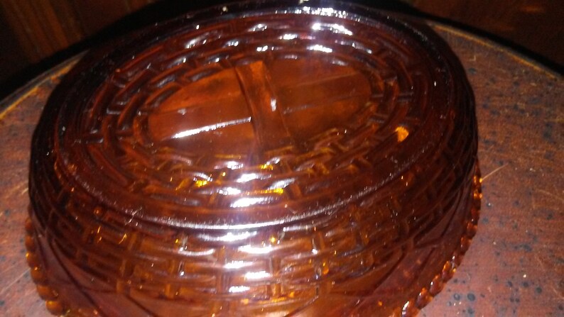 Amber Vintage Hen on Nest Collectible Glass Covered Glass Dish Blue Milk Glass Westmoreland