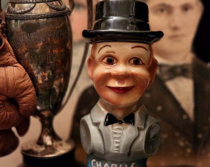 Vintage Ventriloquist Bottle Jim Beam Bottle Charlie Etsy