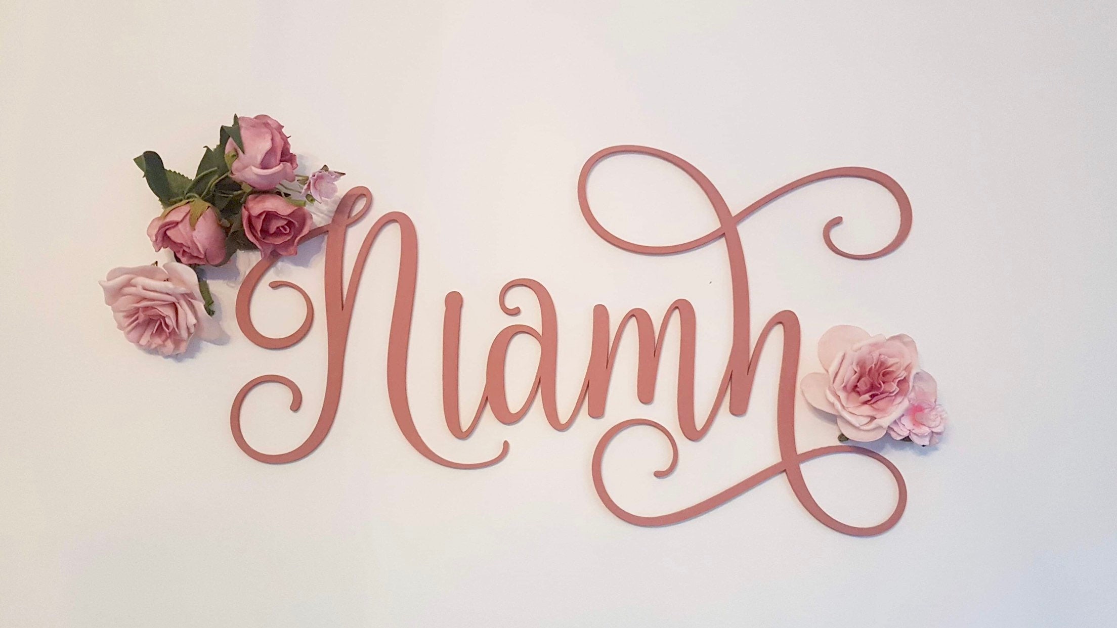 Scripted Wall Name Letters 20cm wall art nursery decor Etsy