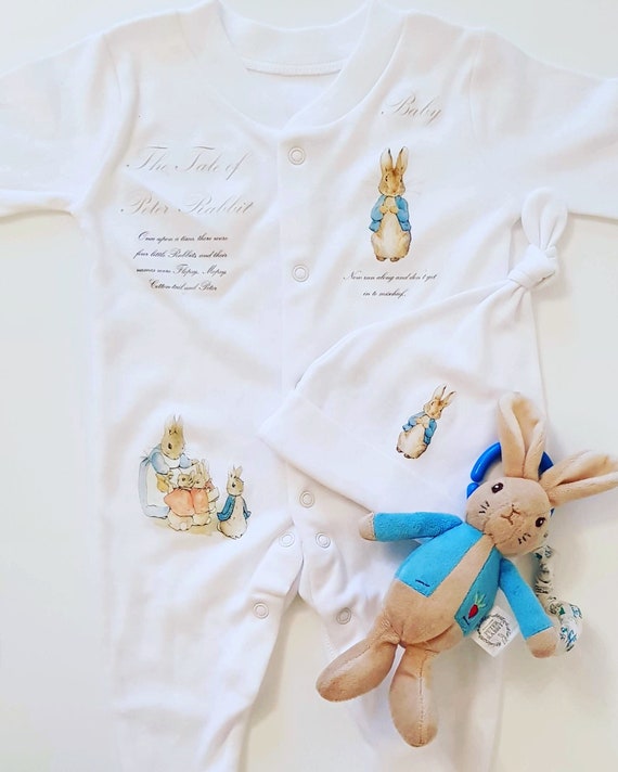 peter rabbit sleepsuits