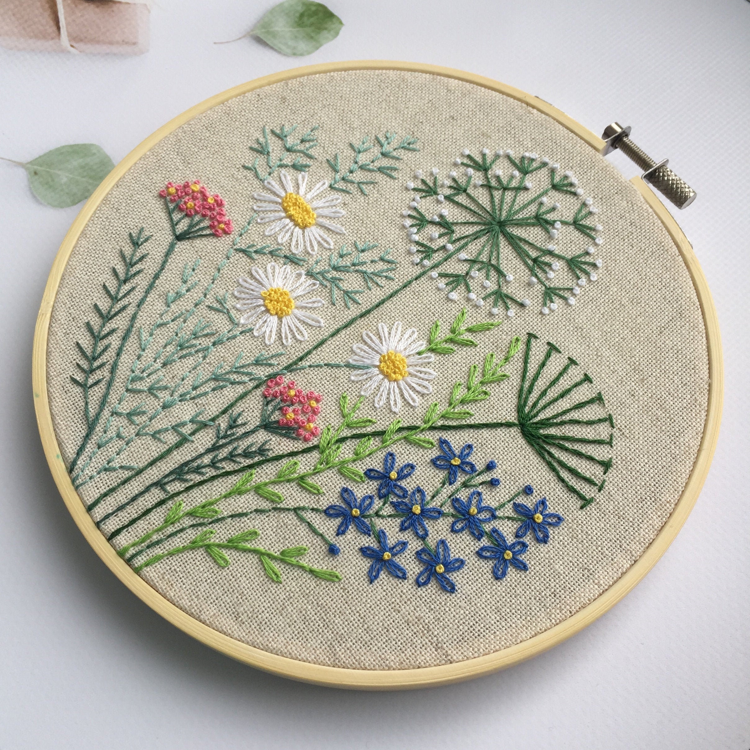 Creative Embroidery Flowers and Herbs Pattern 5 Needlepoint - Etsy