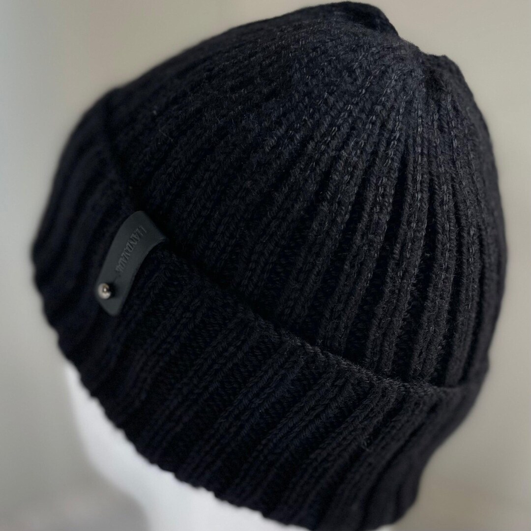 Magnum Ribbed Color Magnum Classic Rib Hand Knitted Men's Beanie - Etsy