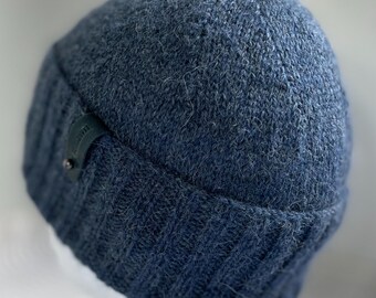 Vintage Kates Canada 100% Wool Felt Blue Flower Dress Hat  display picture 3