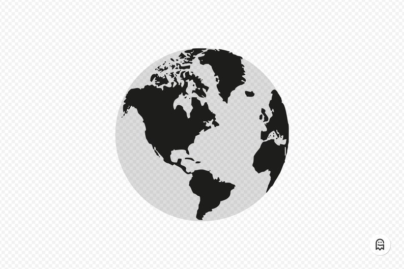 Earth Icons, SVG, PNG, EPS, Cutting Files, Icon Font, World, Globe, Planet, Mother Earth, Continents, Download image 2