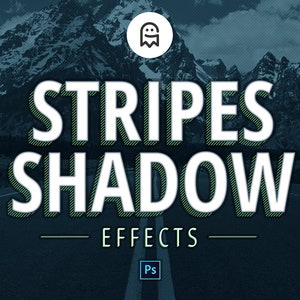 Stripes Shadow Effects for Photoshop image 1