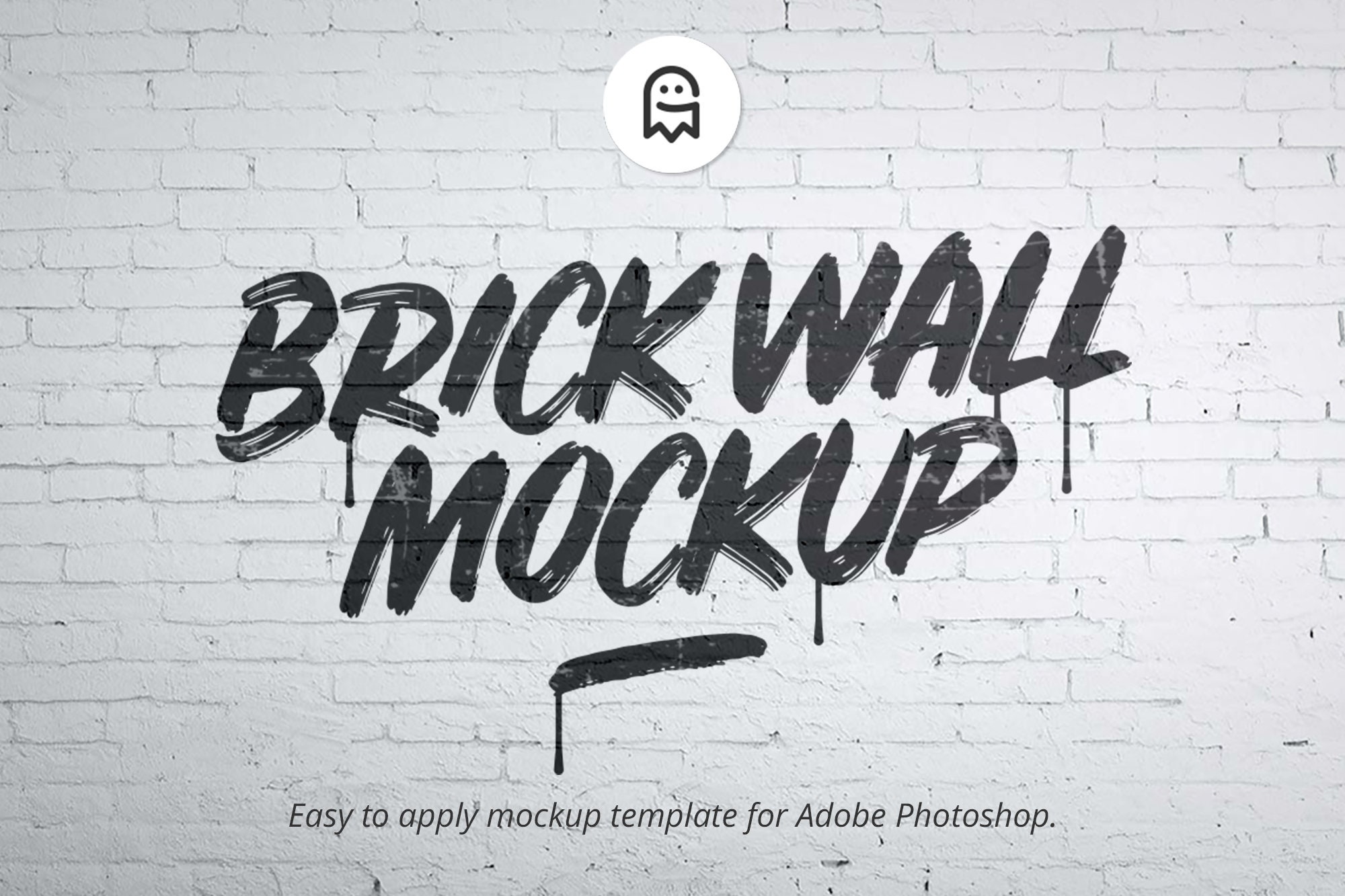 Brick Wall Mockup Template for Etsy