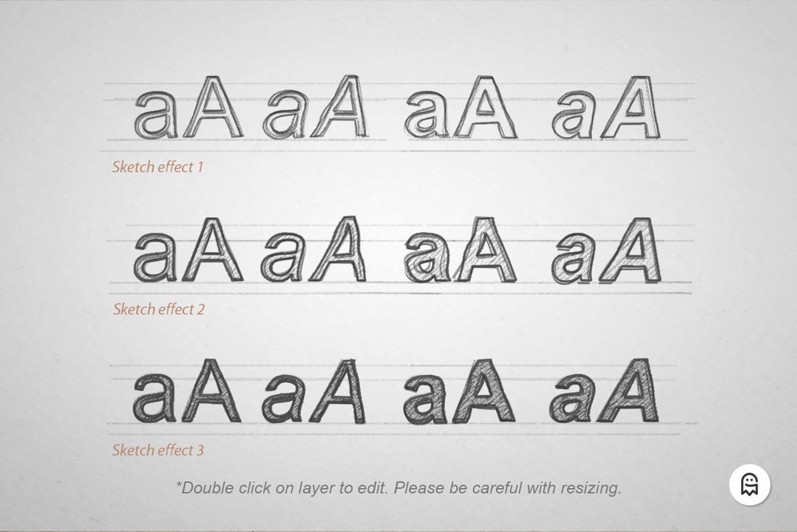 Pencil Sketch Effects for Photoshop / Effects / Sketch Effect / Sketch ...