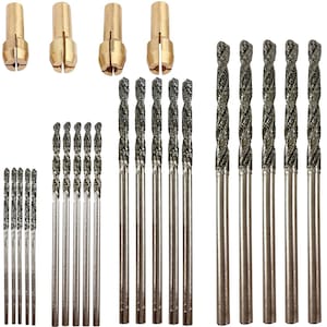 Diamond Drill Bit Set: 20 Pcs Dremel Compatible, Jewelry Making