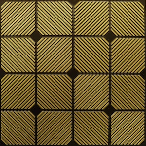 Steampunk Collection - Faux Tin ceiling panels. 2&#39; x 2&#39; Glue up installation