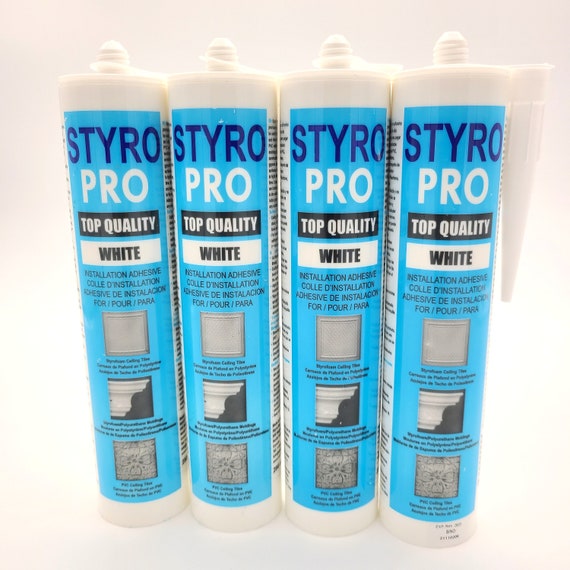 STYRO PRO Adhesive Glue for Styrofoam polystyrene and PVC Ceiling