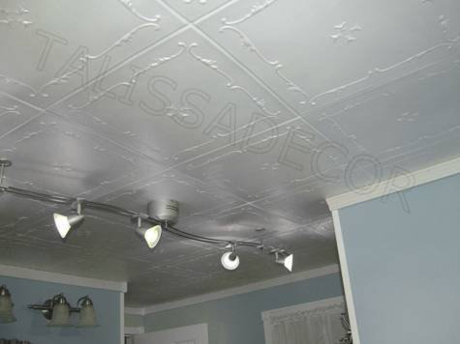 Styrofoam Ceiling Tiles Popcorn Ceiling Cover. Easy DIY Etsy