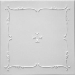 Styrofoam Ceiling Tiles Cover Popcorn Ceiling. Easy DIY Glue | Etsy